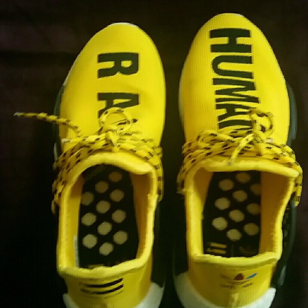 Yellow Human Race sneakers- Adidas